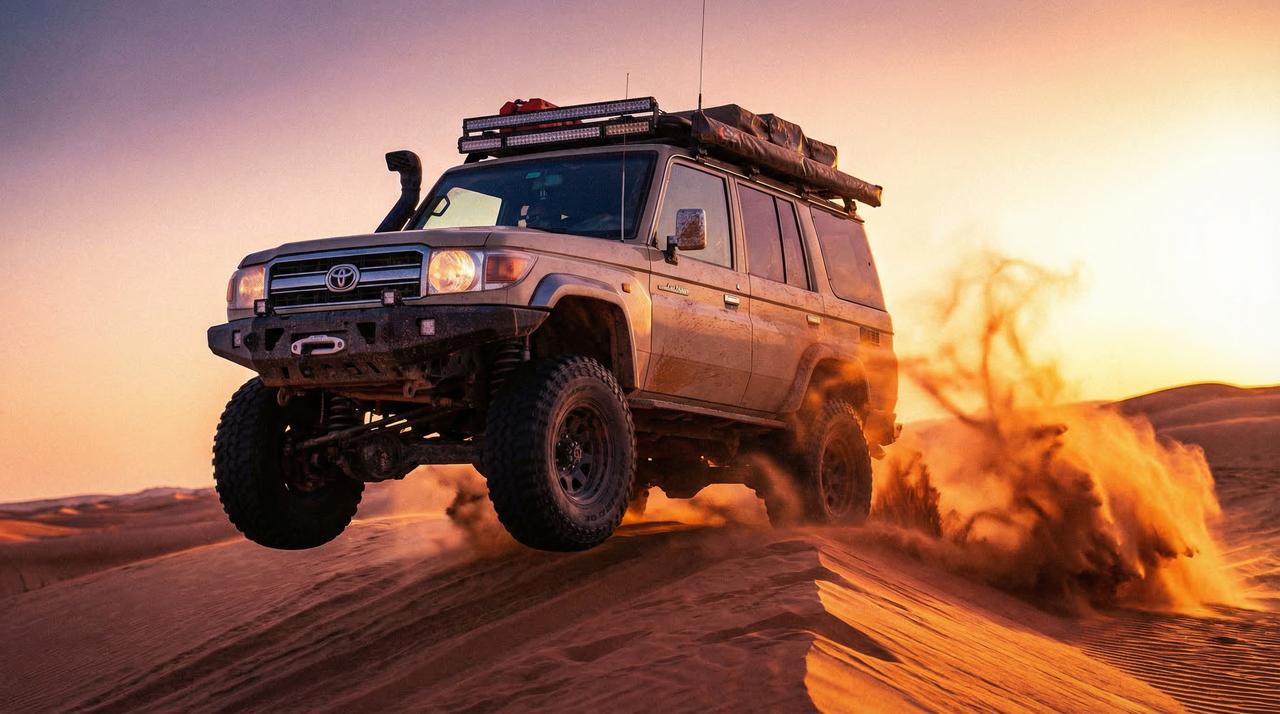 海角网越野车沙漠穿越视频